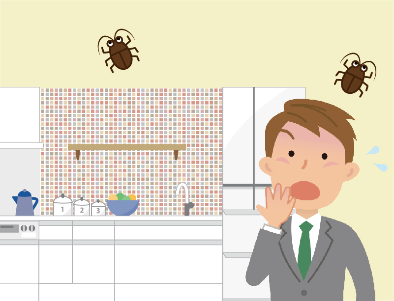 春日井市味美町のゴキブリ駆除事例